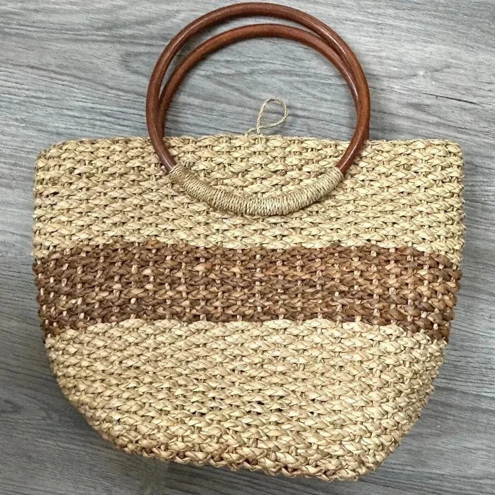 Como Woven Handbag